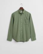 Gant Overhemd met lange mouwen Regular fit poplin overhemd licht slijt...