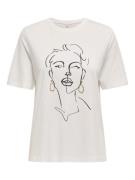 Only Shirt met korte mouwen ONLVIOLET LIFE S/S BOXY TOP BOX JRS