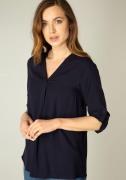 Base Level Shirtblouse met v-hals