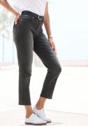 Lascana Ankle jeans met stretch, elastische jeans in rechte pasvorm