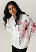 Aniston SELECTED Overhemdblouse met opulent geplaatste bloemenprint