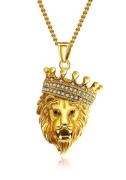 Firetti Ketting met hanger Sieraad cadeau leeuw, gestructureerd