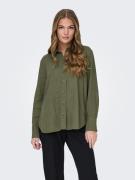 JDY Overhemdblouse JDYSAY L/S LINEN LOOSE SHIRT WVN NOOS