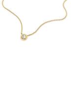 Calvin Klein Ketting met hanger TWISTED BEZEL SOLITAIRE