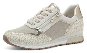 Marco Tozzi Sneakers met sleehak , vrijetijdsschoen, lage schoen, vete...