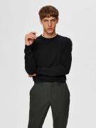 SELECTED HOMME Gebreide trui SLHBERG CREW NECK NOOS