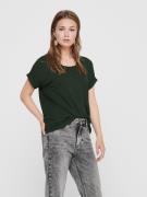 Only T-shirt ONLMOSTER – T-shirt met gemêleerde look en elastisch mate...