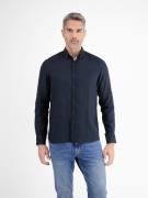 Lerros Overhemd met lange mouwen met geborduurd logo