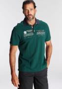 Man's World Poloshirt Korte mouwen, met print, borduursel en badge, po...