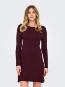 Only Midi-jurk ONLMILA SL BUTTON O-NECK DRESS EX KNT