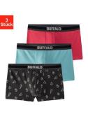Buffalo Boxershort voor jongens met grappige iconen bedrukt (set, 3 st...