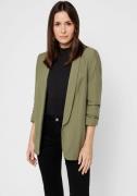 pieces Blouseblazer PCBOSELLA 3/4 BLAZER NOOS met plooidetail op de mo...
