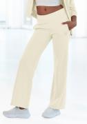 active by Lascana Jogpants met contrasterend tape