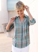 Classic Basics Geruite blouse