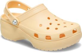 Crocs Clogs Classic Platform Pearl Clog , plateauschoen, sandaal met s...