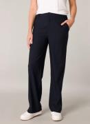 Base Level Stoffen broek met flare en elastaan