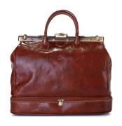 Piké Reistas echt leer, made in italy