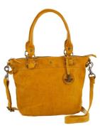 HARBOUR 2nd Shopper Bianca van leer met kenmerkende merk-anker-label e...