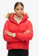Superdry Gewatteerde jas FAUX FUR SHORT HOOD PUFFER