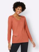 Casual Looks Trui met V-hals Trui