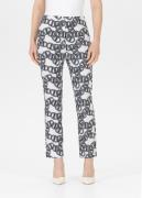 Stehmann Stoffen broek met grafisch patroon