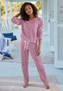 Vivance Dreams Pyjama met frontprint (2-delig, 1 stuk)
