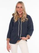 Zwillingsherz Hoodie Positive Mind met capuchon, 3/4 mouw en stempeldr...