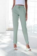 Lascana Jogpants met elastische tailleband en riemlussen, loungewear (...
