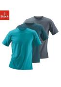 H.I.S T-shirt van katoen, perfect als ondershirt (set, 3-delig)