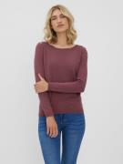 Vero Moda Trui met ronde hals VMCARE STRUCTURE LS O-NECK BLOU NOOS