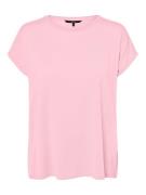 Vero Moda Shirt met ronde hals VMAVA PLAIN SS TOP GAJRS NOOS