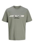 Jack & Jones T-shirt JCOLIDO AOP FRONT PRINT TEE SS CREW NECK