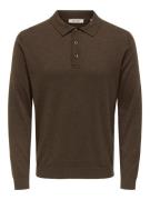 ONLY & SONS Trui met polokraag ONSLOUI REG 12 LS MEL POLO KNIT