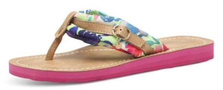 Tamaris Teenslippers Avril , zomerschoenen, flats, slippers met t-logo...