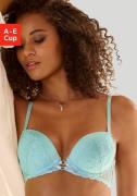 Lascana Push-up-bh met sexy bandjes aan de voorkant, lingerie