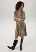 Aniston CASUAL Jerseyjurk met animal-print