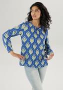 Aniston SELECTED Blouse zonder sluiting met split en bindband op de ru...