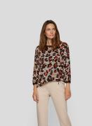 Rabe Shirt met 3/4 mouwen gestreept met allover-print