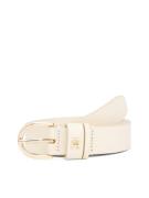 Tommy Hilfiger Leren riem ESSENTIAL EFFORTLESS 2.5 GOLD Logo-embleem, ...