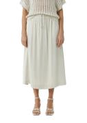Comma Satijnen rok met elastische taille