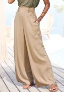 Lascana Palazzobroek met zakken, zomerbroek, wide-leg