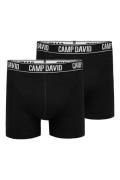 CAMP DAVID Boxershort in 2-pack met logo-band (set, 2 stuks)