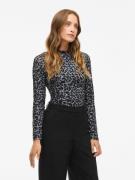 Vila Shirt met staande kraag VILEOA L/S ROLLNECK TOP - NOOS