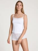 CALIDA Top met spaghettibandjes Natural Comfort Lace met verstelbare s...