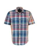 Lerros Overhemd met korte mouwen LERROS geruite katoen-linnenhemd voor...