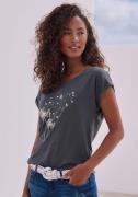Vivance T-shirt Met print 'Pusteblume' aan de voorkant (1-delig)