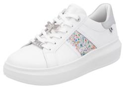 RIEKER Sport Plateausneakers met stijlvolle metallic-details, vrijetij...