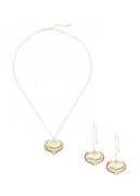 Lascana Oorring- en kettingenset , 2-delig set van halsketting en oorb...