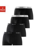 Bench. Hipster strak zittende boxershorts van katoenmix (set, 4 stuks)