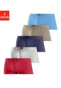 H.I.S Hipster strak zittende boxershorts van katoenstretch (set, 5 stu...